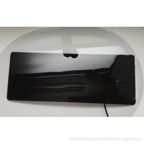flat medical keyboard, industrial keyboard with built-in touchpad mouse